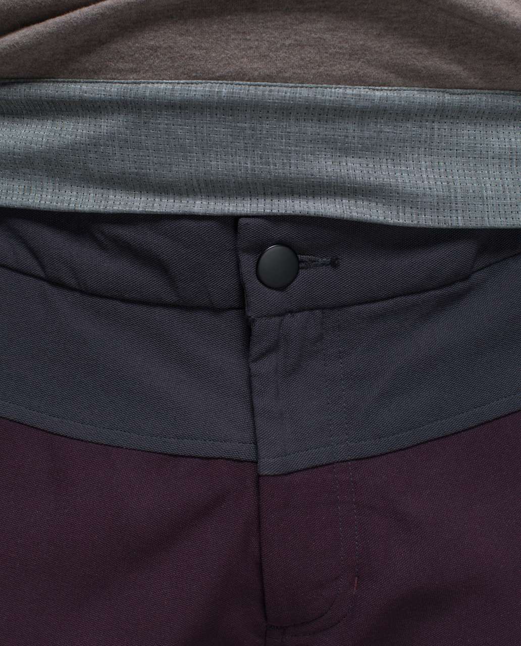 Lululemon Union Short - Chambray Plaid Bordeaux Drama / Chambray Plaid Deep Coal