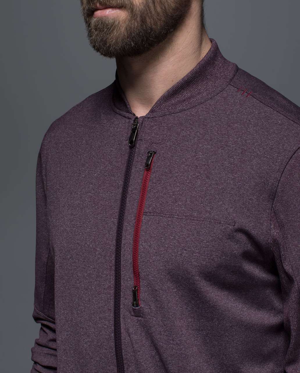 Lululemon Six Pack Jacket - Heathered Black Cherry