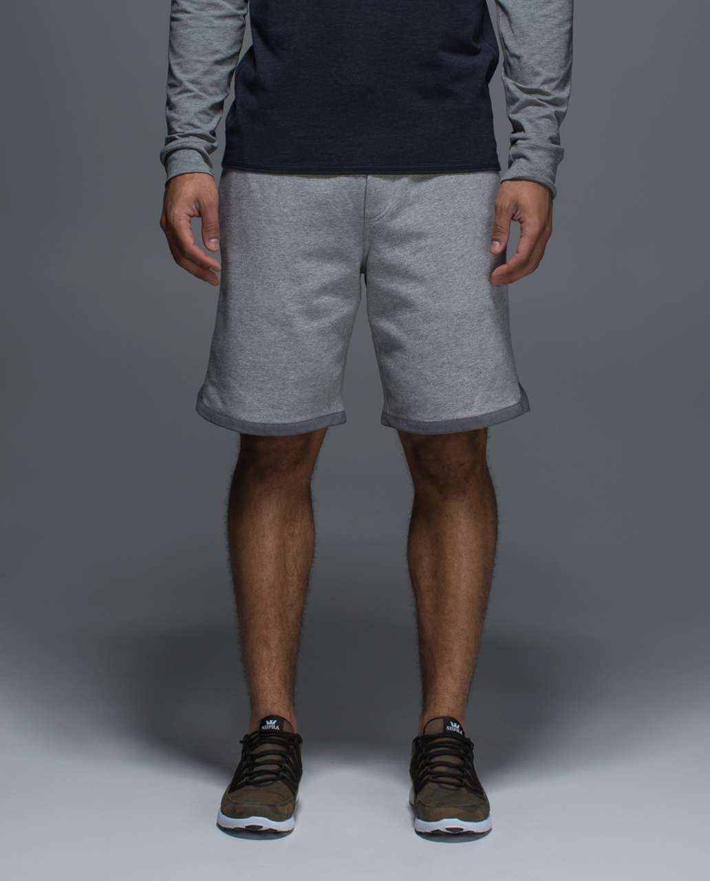 Lululemon Bodhi Short - Heathered Medium Grey / Slate