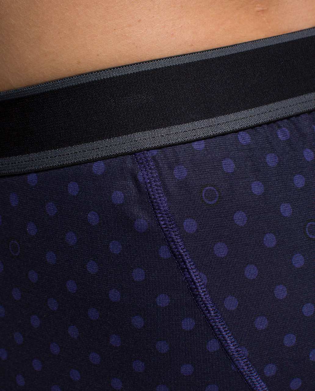 Lululemon No Boxer Boxer (The Long One) - Iconic Polka Dense Purple Black Grape