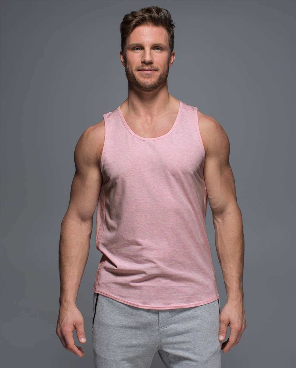 Lululemon Bodhi Tank - Heathered Grit Pink