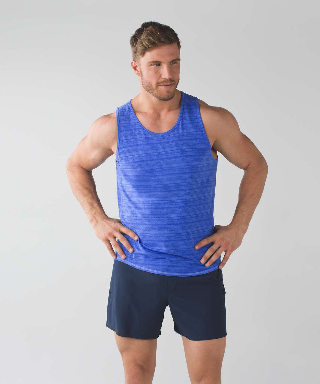 Lululemon Bodhi Tank - Strata Stripe Printed Porcelaine Pipe Dream Blue ...