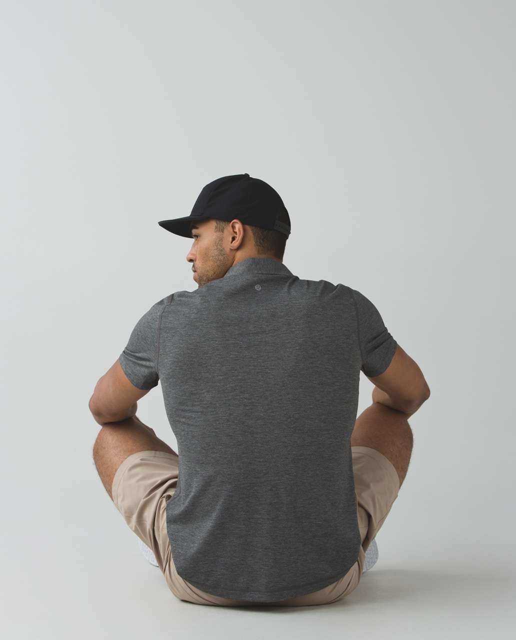 Lululemon Evolution Polo - Heathered Black (Second Release)