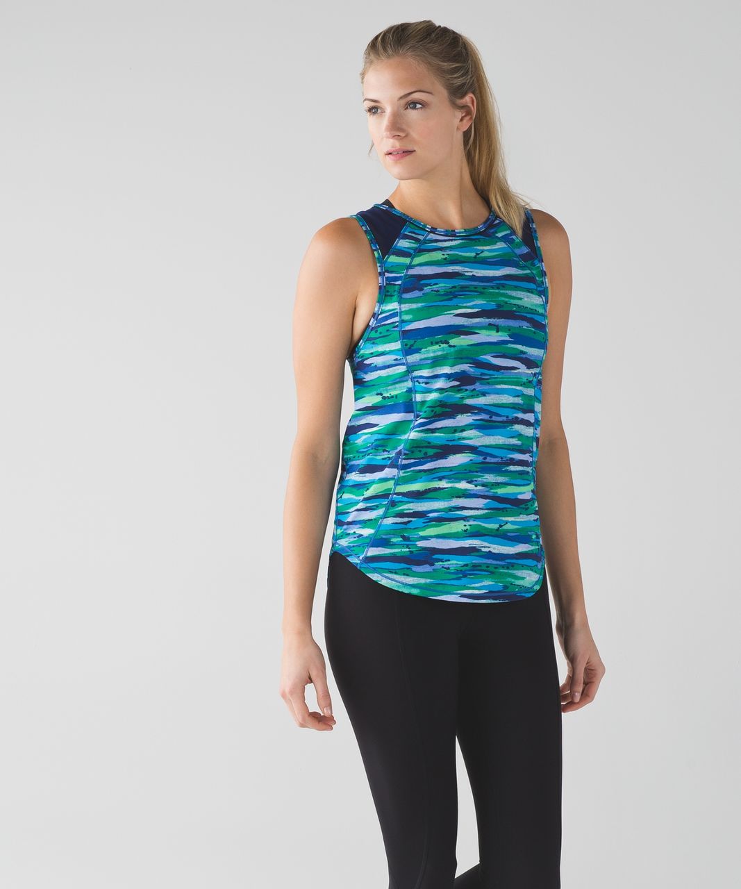 Lululemon Sculpt Tank - Seven Wonders Multi / Hero Blue