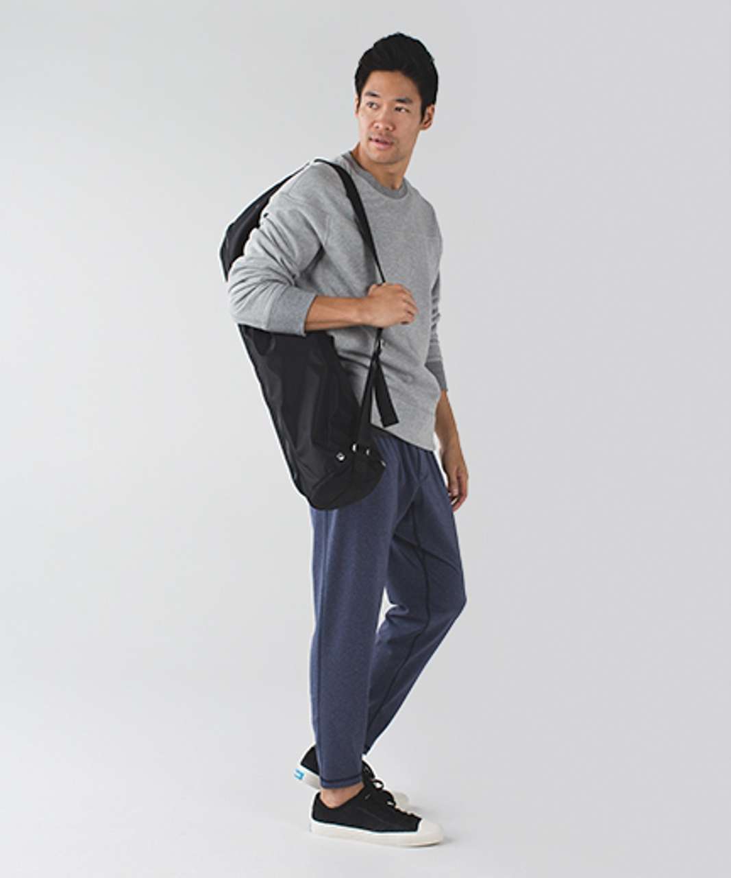 Lululemon On The Mat Pant - Heathered Deep Navy