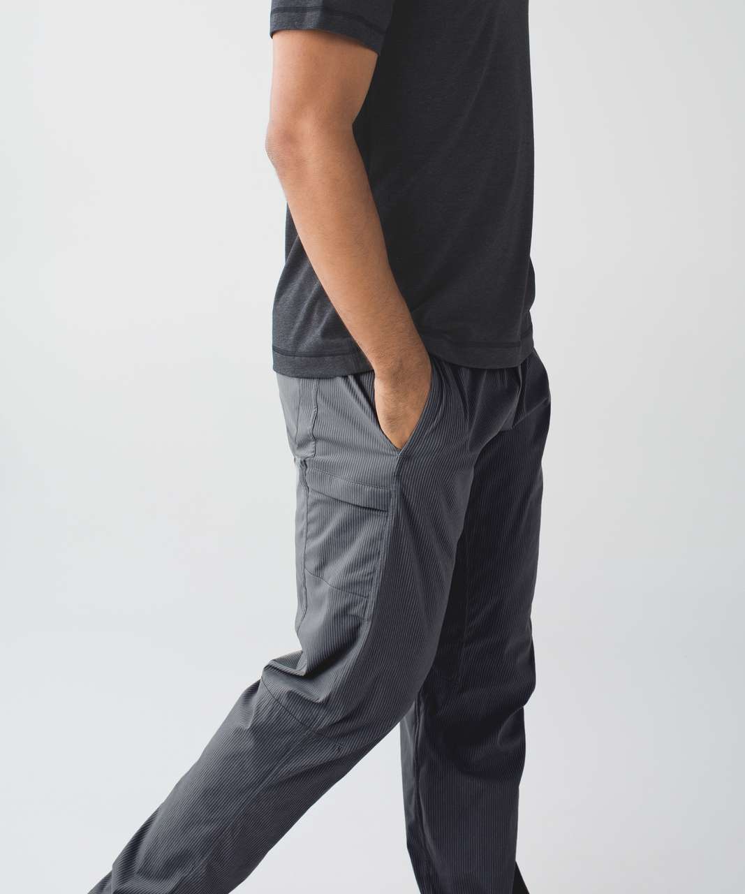 lululemon athletica, Pants, Lululemon Seawall Track Pant 2 Heathered  Slate Deep Coal