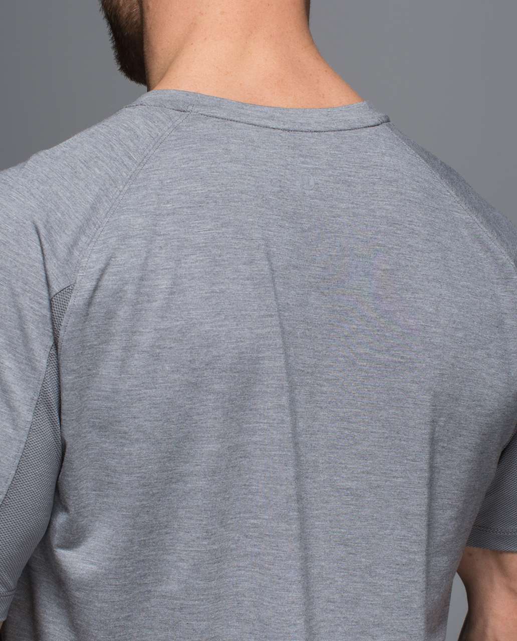 Lululemon Switchback Short Sleeve V - Heathered Slate - lulu fanatics