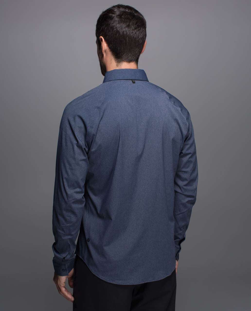 Lululemon Bonded Voyage Long Sleeve Button Down - Heathered Deep Navy (First Release)