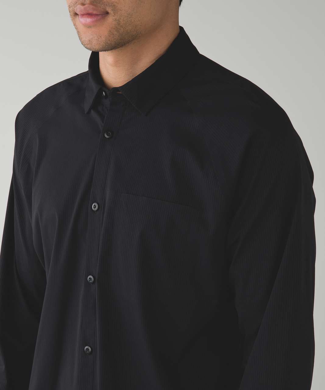 Lululemon Bonded Voyage Long Sleeve Button Down - Black