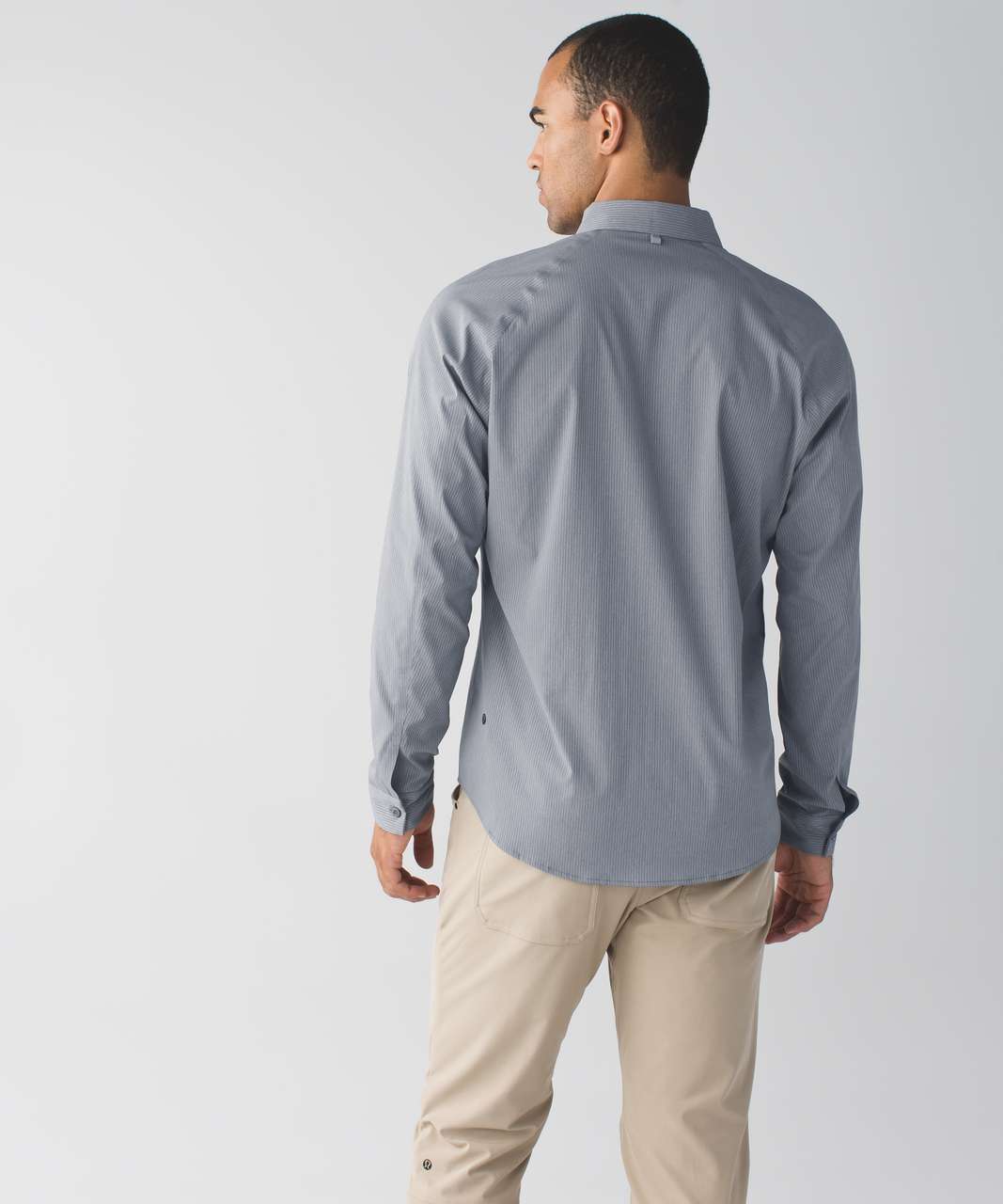 Lululemon Bonded Voyage Long Sleeve Button Down - Heathered Slate (First Release)