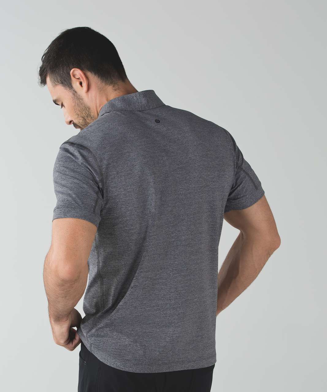 Lululemon Propel Polo - Heathered Black