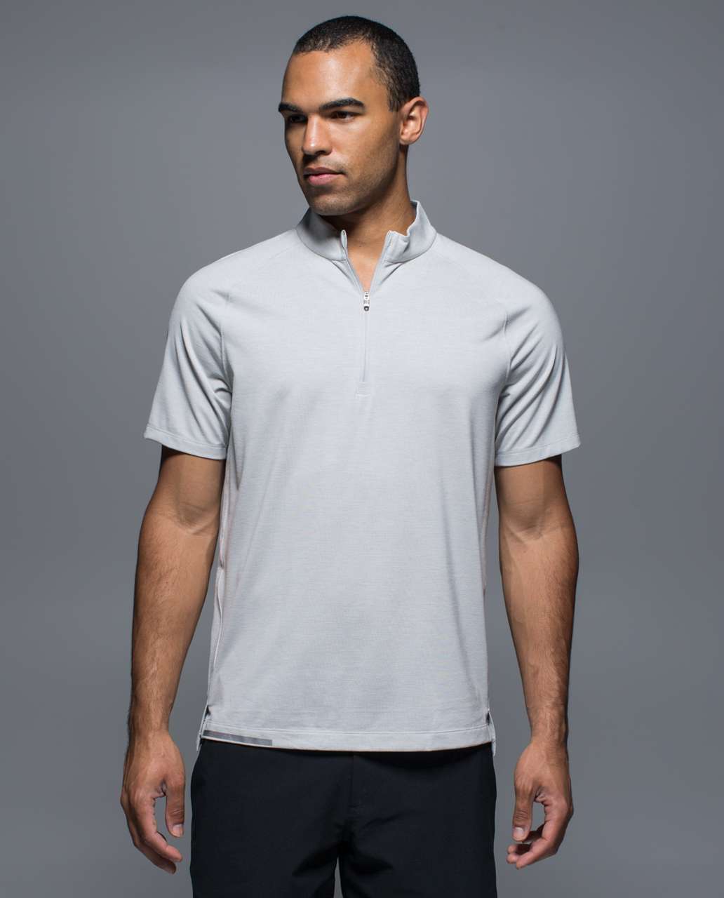 Lululemon Switchback 1/4 Zip - Heathered Silver Spoon