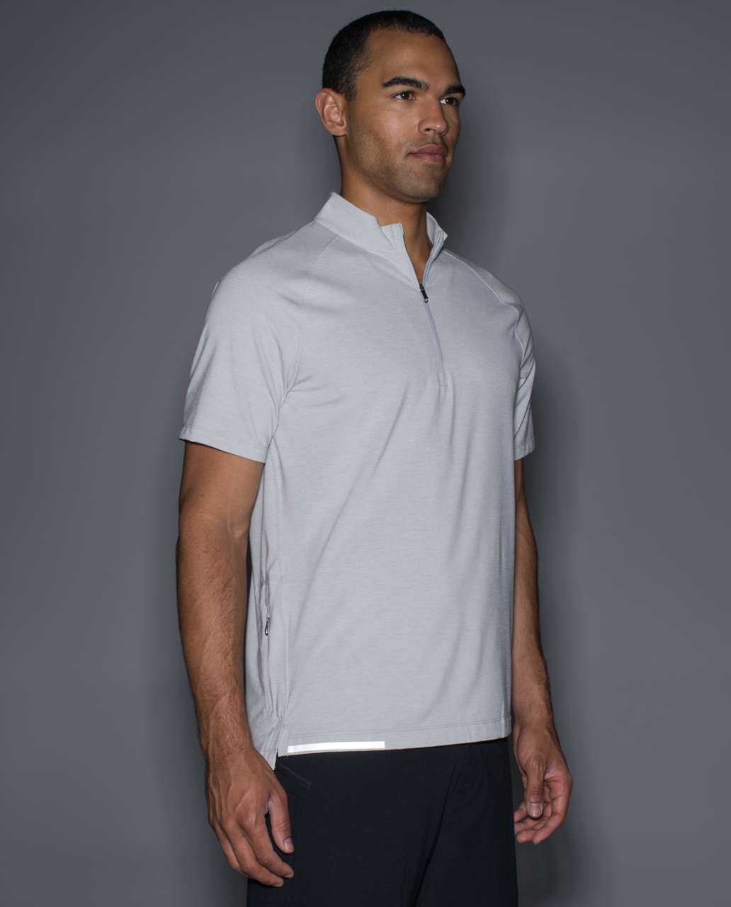 Lululemon Switchback 1/4 Zip - Heathered Silver Spoon