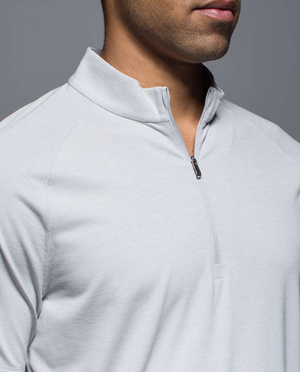 Lululemon Switchback 1/4 Zip - Heathered Silver Spoon