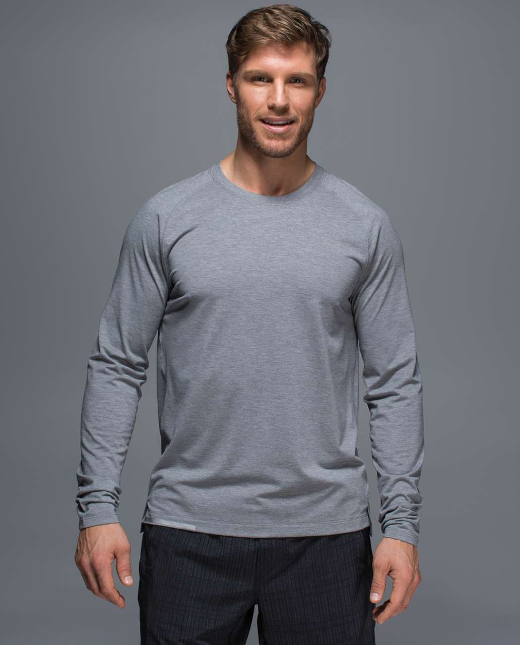 Lululemon Switchback Long Sleeve - Heathered Slate