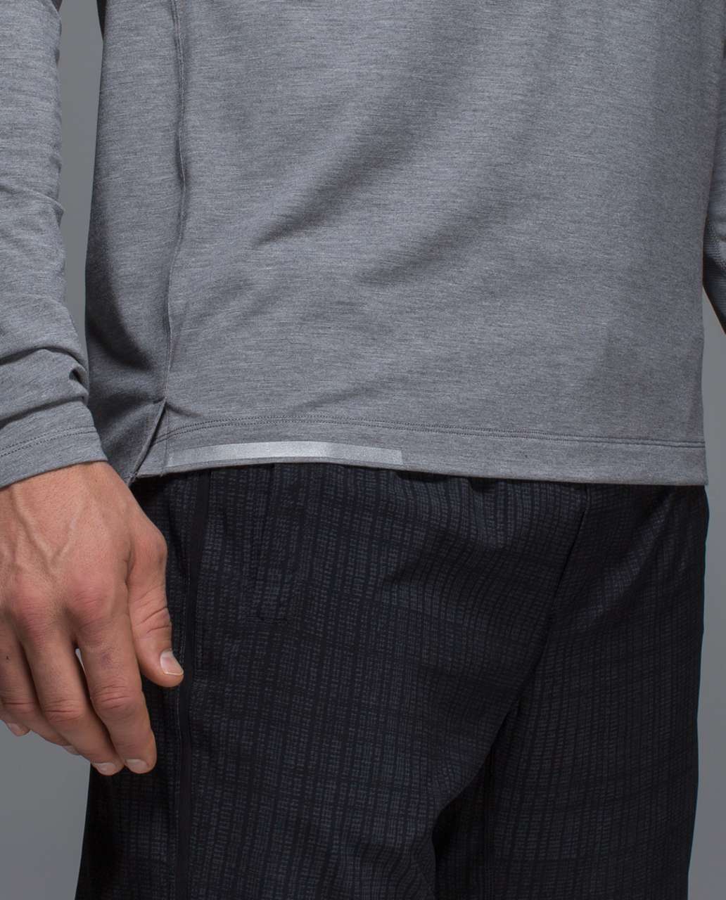 Lululemon Switchback Long Sleeve - Heathered Slate