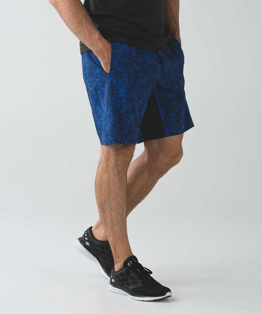 Lululemon Assert Short - Glacier Texture Surge Black / Black