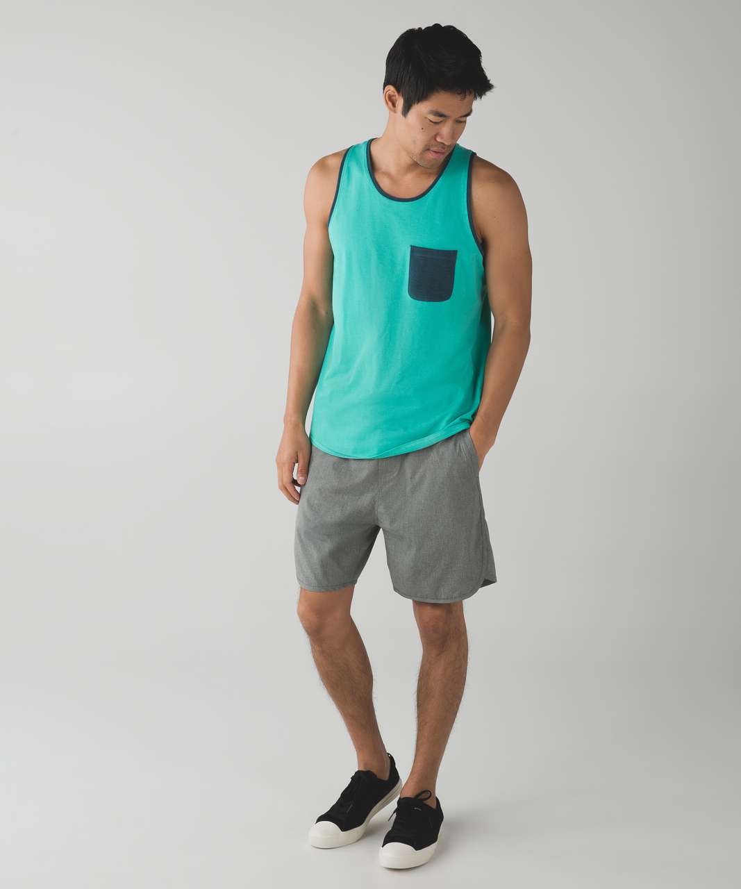 Lululemon Sundown Tank - Bali Breeze / Heathered Alberta Lake