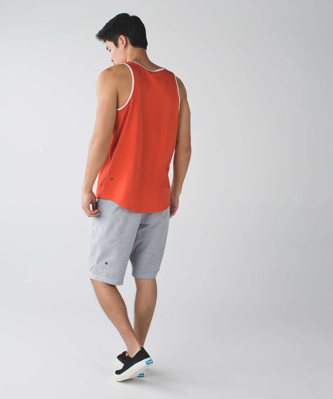 Lululemon Sundown Tank - Brick / Heathered Brick / Heathered White