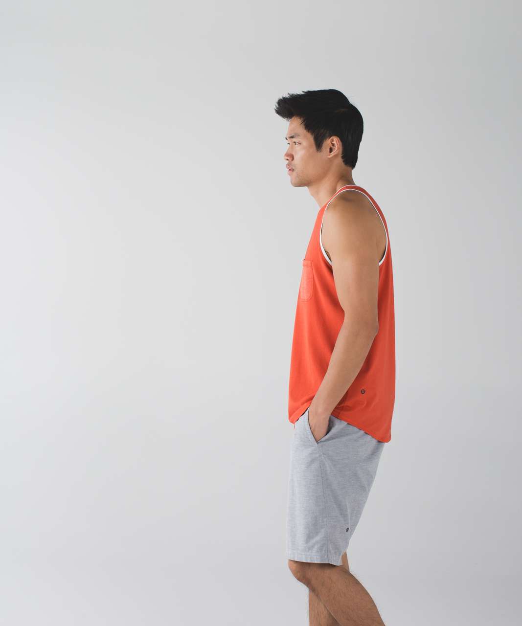 Lululemon Sundown Tank - Brick / Heathered Brick / Heathered White