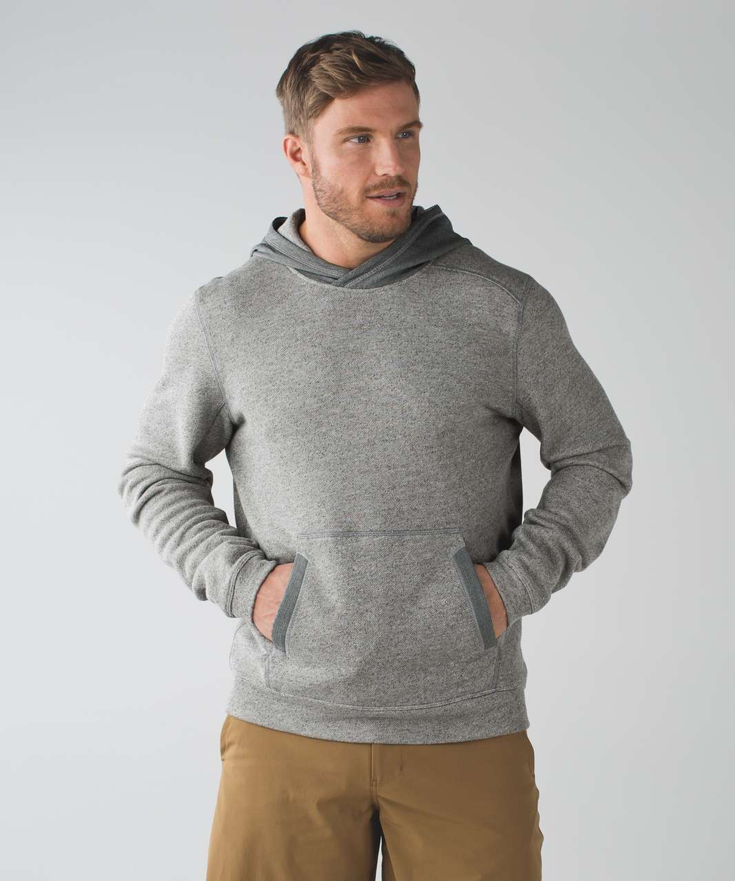 Lululemon Sundown Hoodie - Heathered Black / Heathered Slate