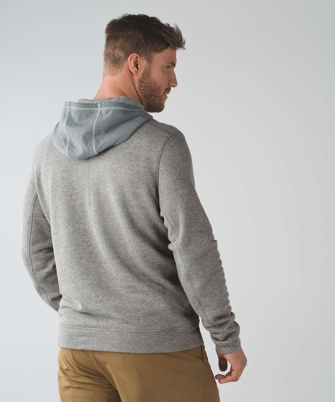 Lululemon Sundown Hoodie - Heathered Black / Heathered Slate - lulu ...