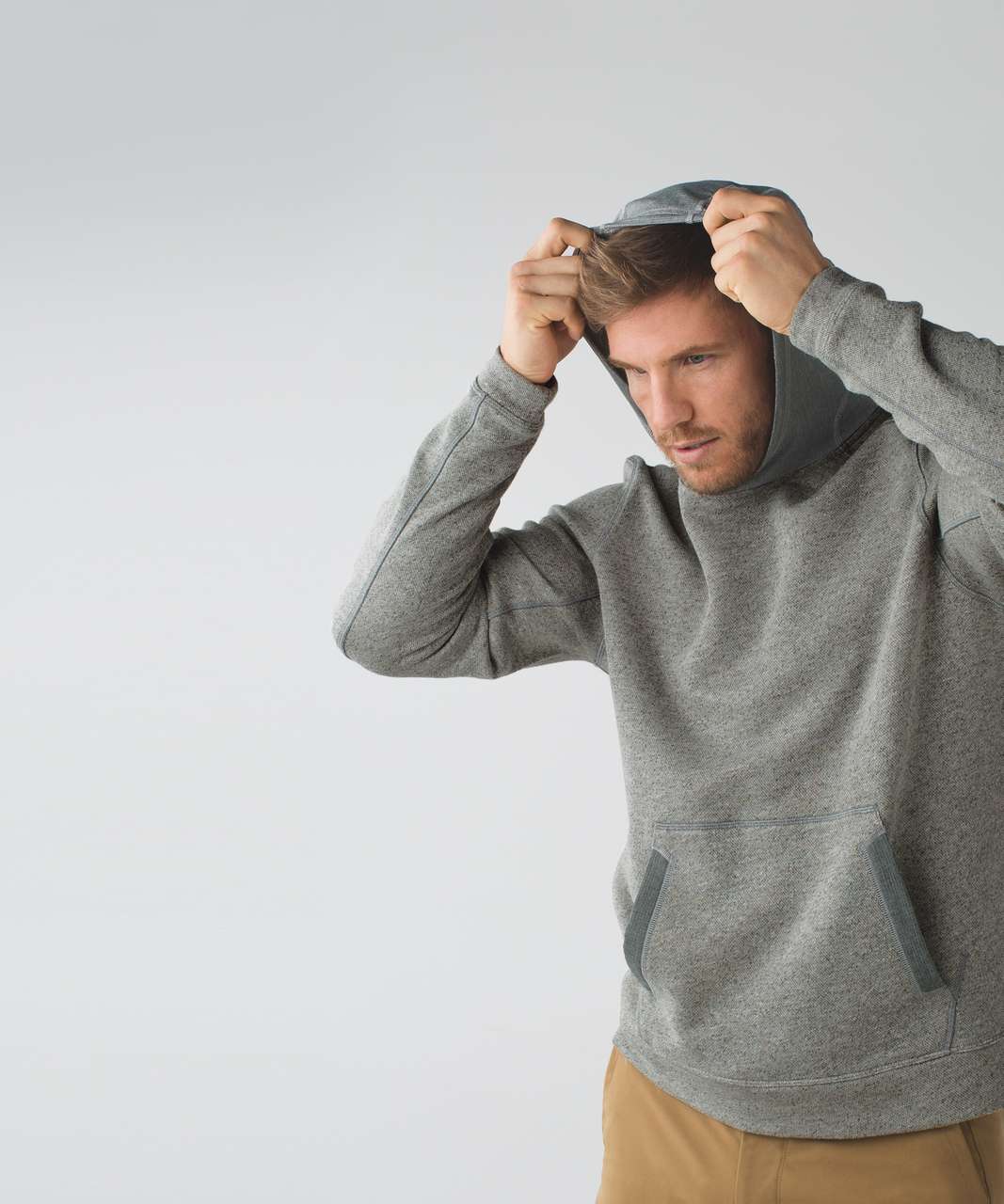 Lululemon Sundown Hoodie - Heathered Black / Heathered Slate