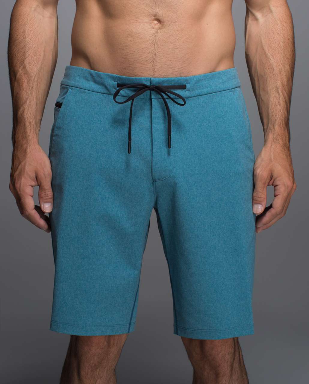 Lululemon 3rd Street Short - Heathered Tofino Teal