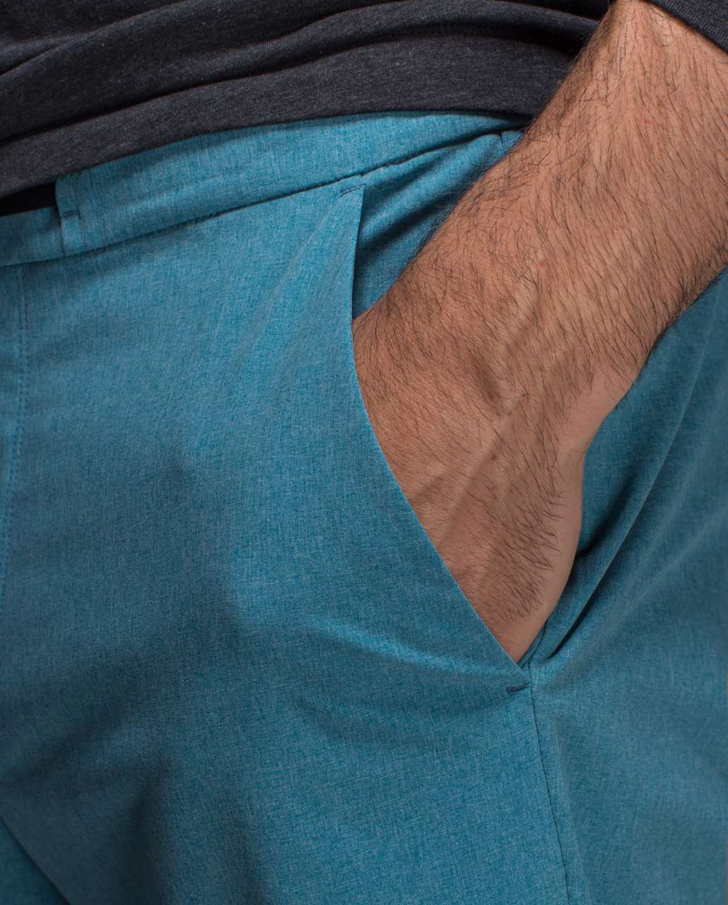 Lululemon 3rd Street Short - Heathered Tofino Teal