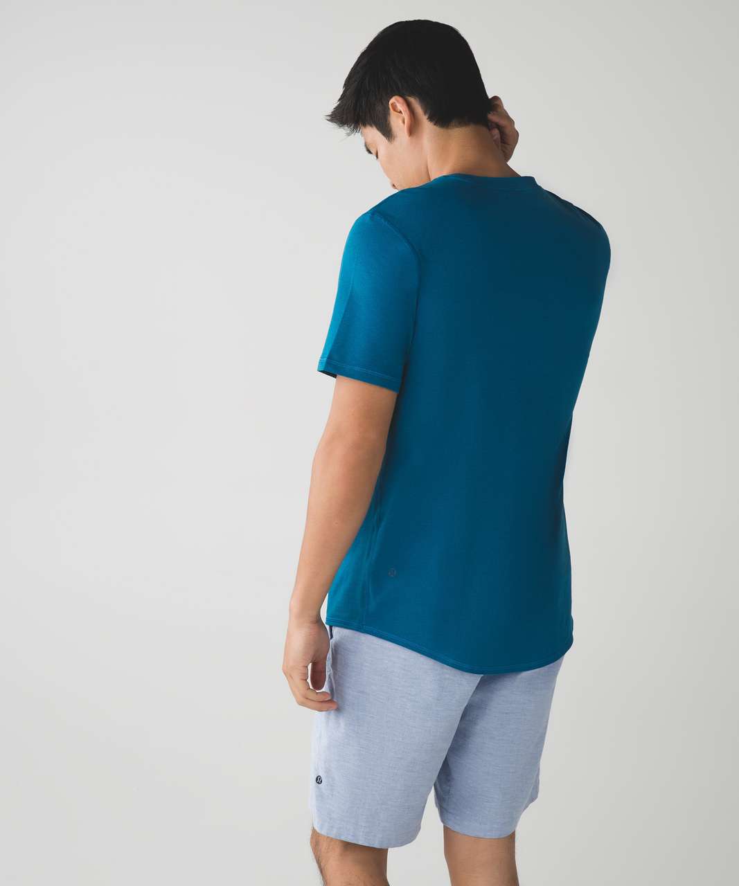 Lululemon Sundown Short Sleeve - Tofino Teal / Heathered Bali Breeze