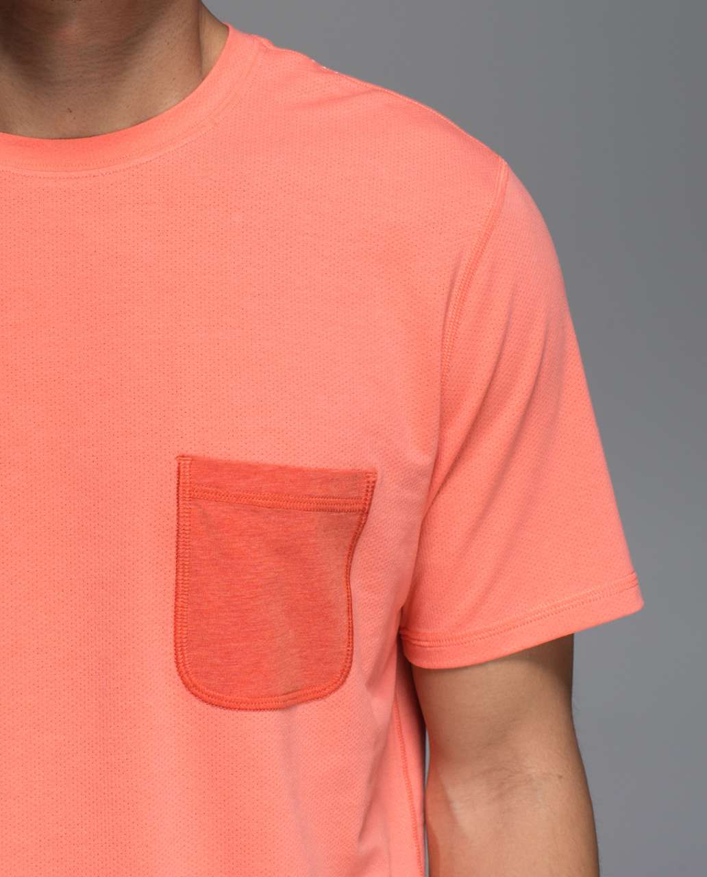 Lululemon Sundown Short Sleeve - Plum Peach / Heathered Brick