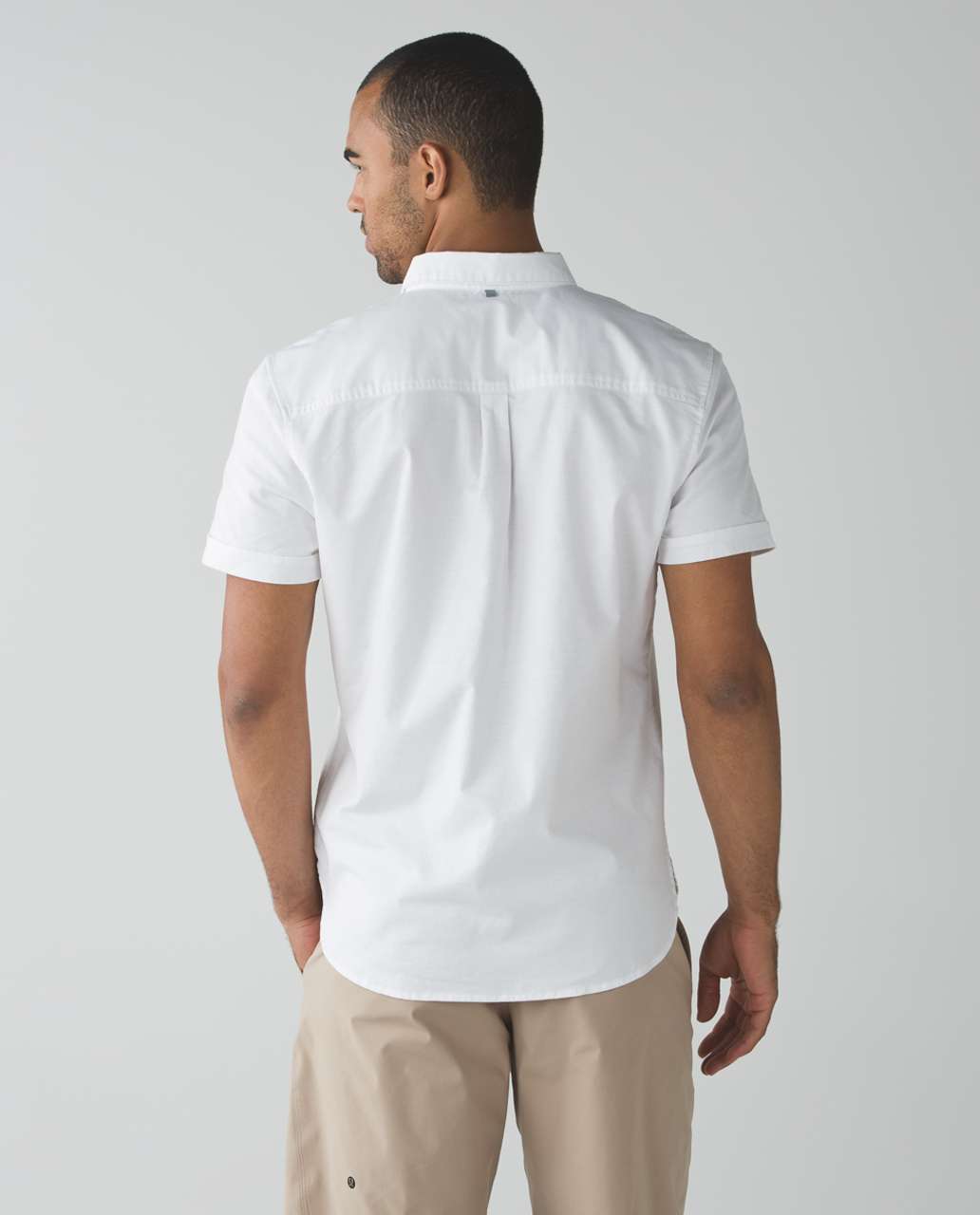 Lululemon Oxbridge Short Sleeve Popover *Qwick Oxford - White