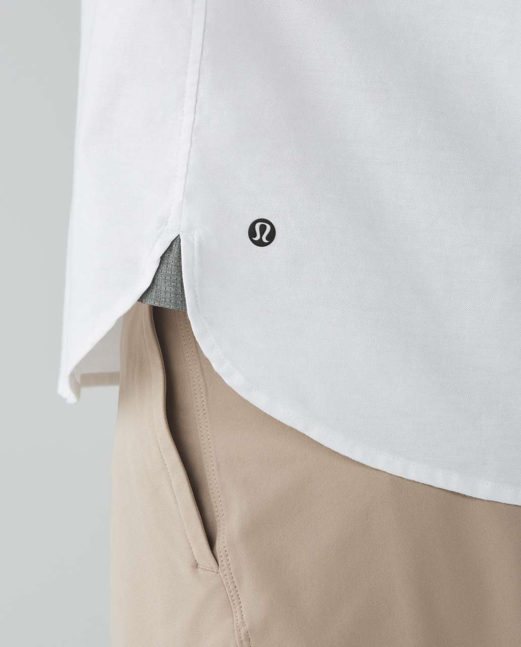 Lululemon Oxbridge Short Sleeve Popover *Qwick Oxford - White