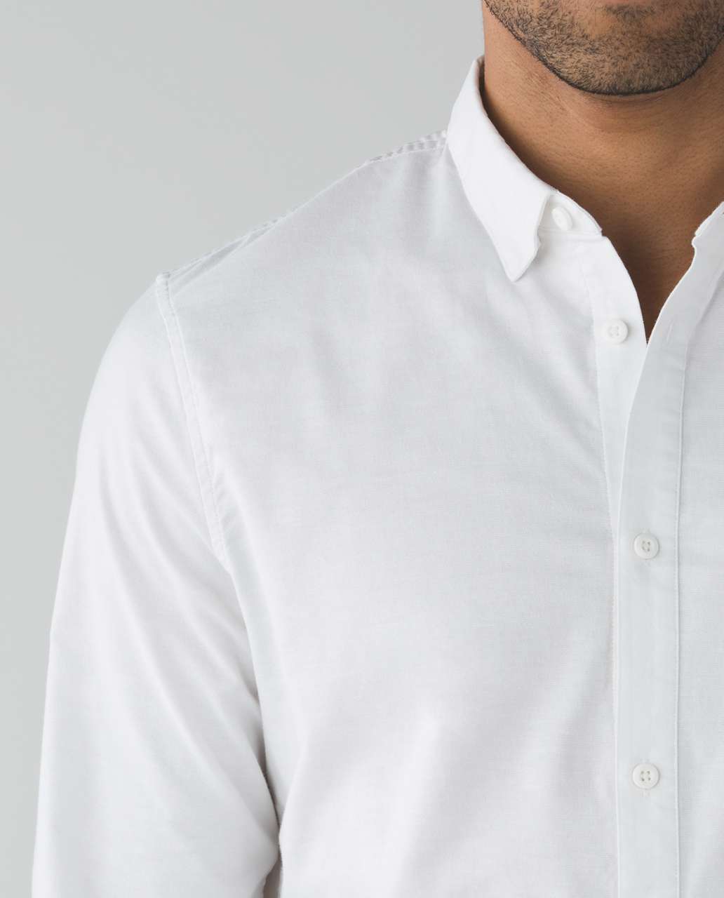 Lululemon Commission Long Sleeve Button Down *Qwick Oxford - White ...