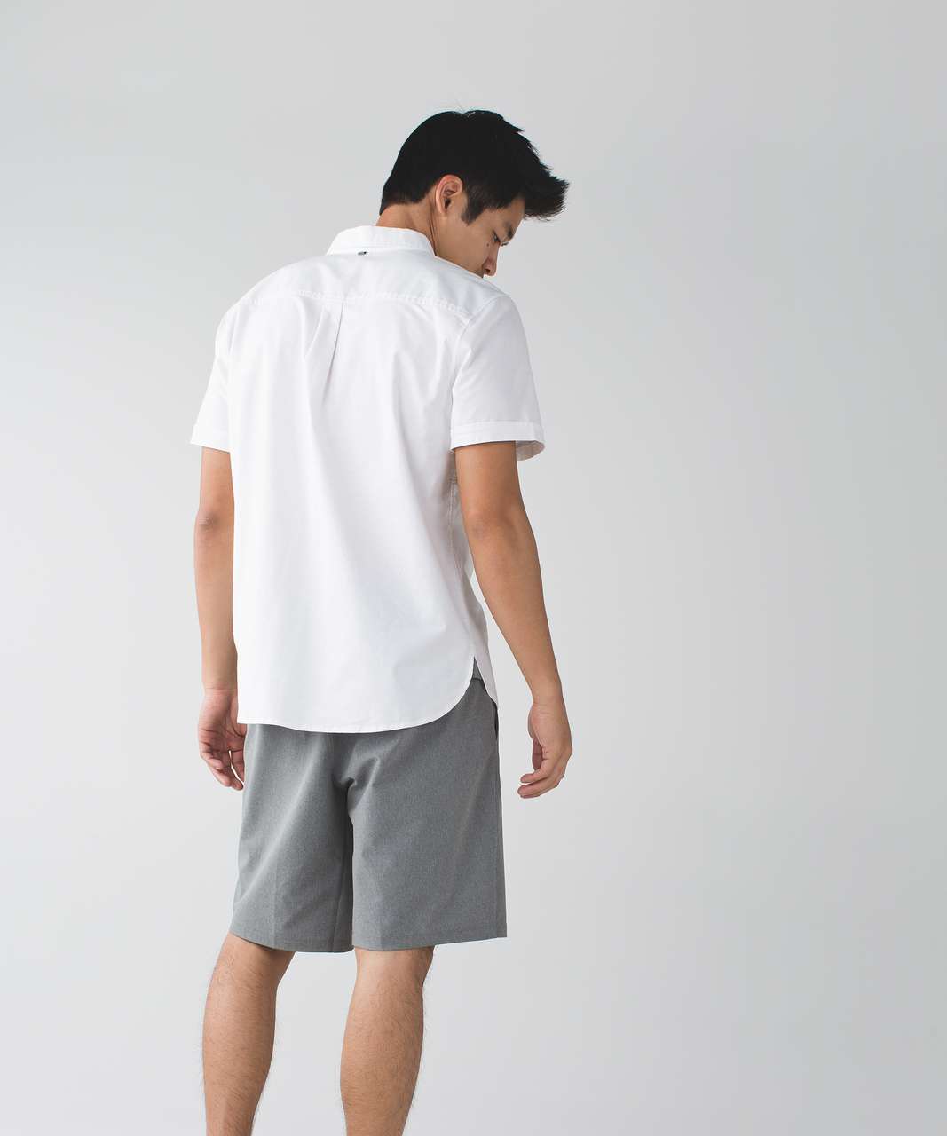 Lululemon 3rd Street Short - Heathered Slate