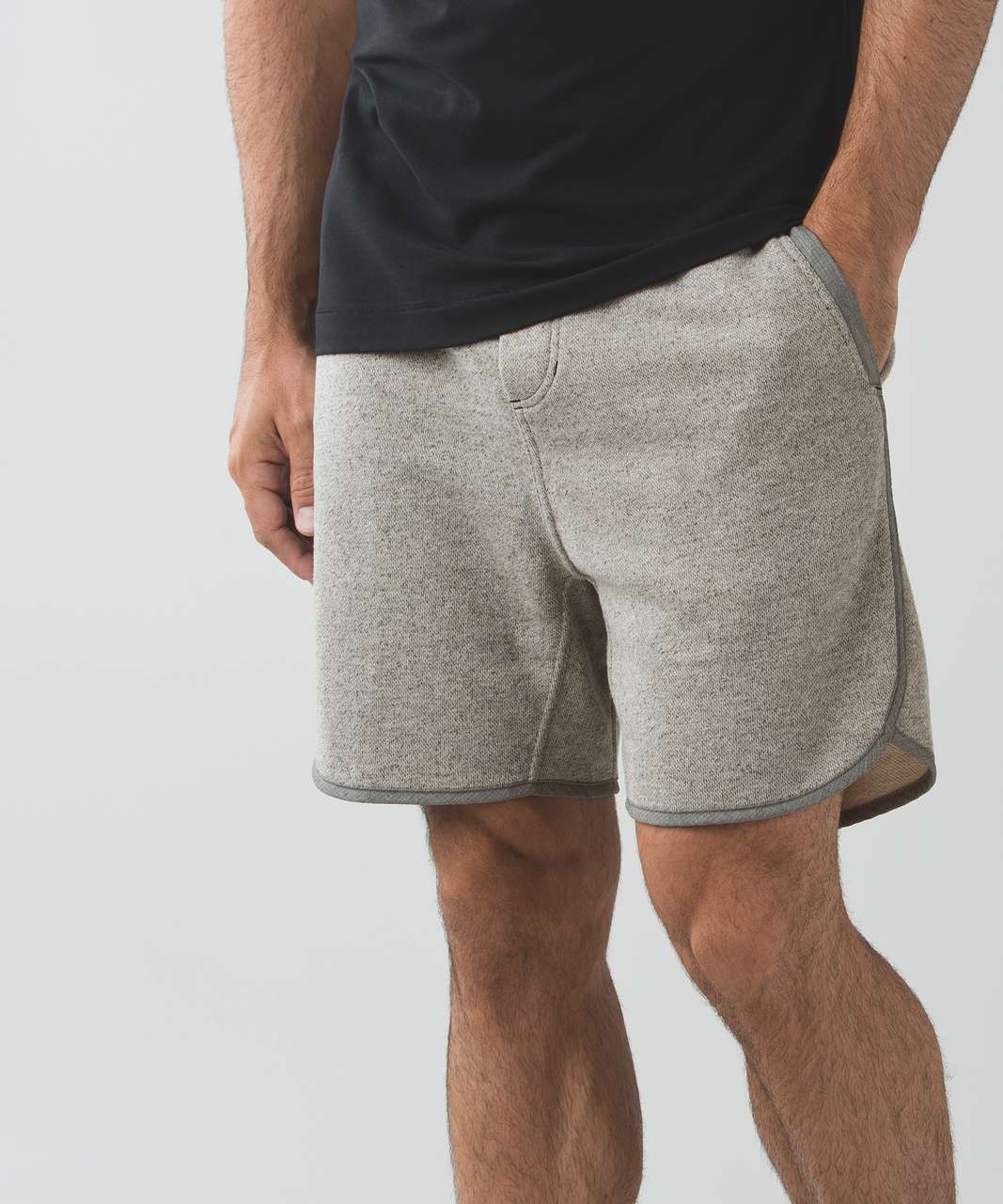 Lululemon Sundown Short - Heathered Black / Heathered Slate