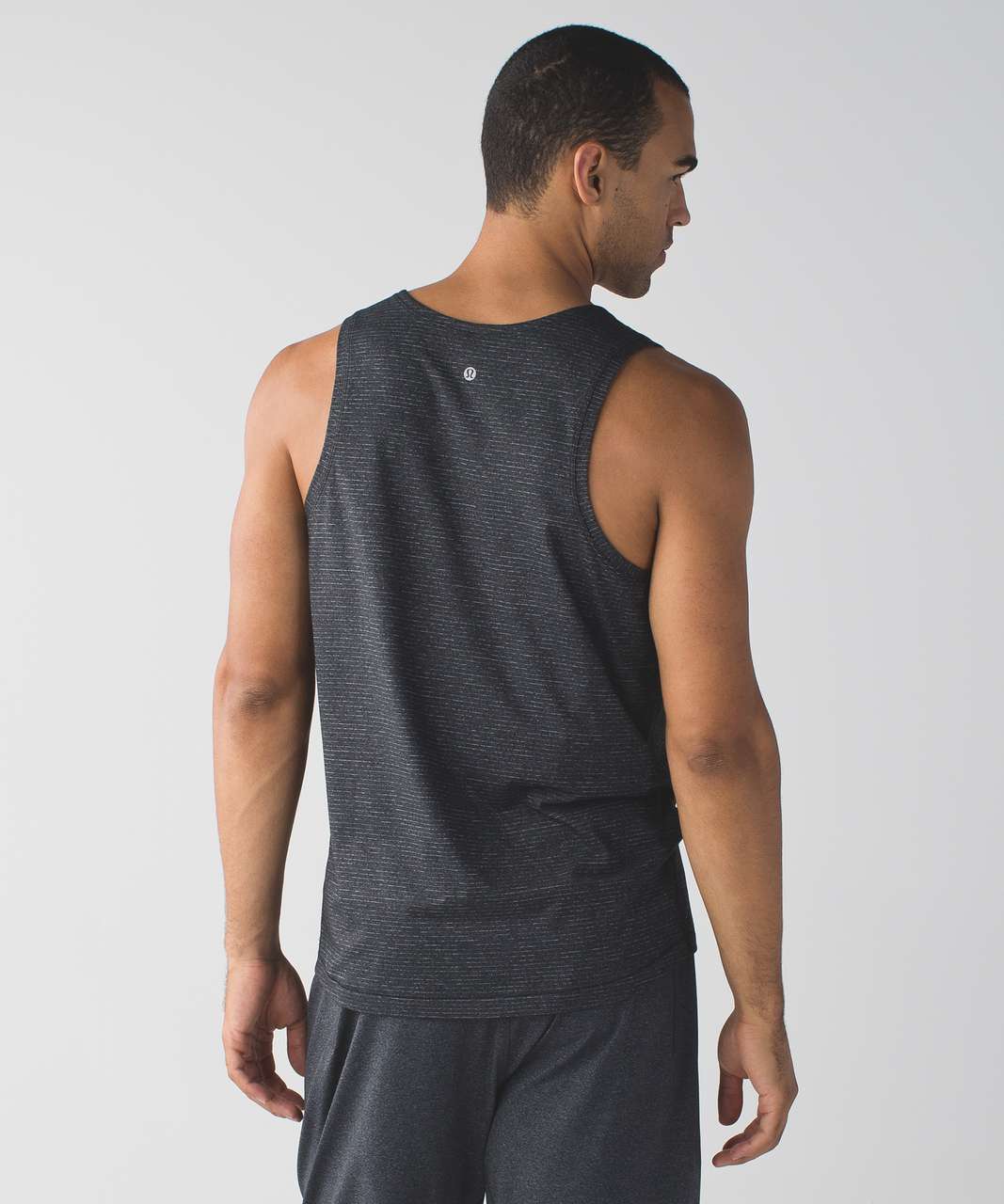 Lululemon Open Up Tank - Heathered Black - lulu fanatics