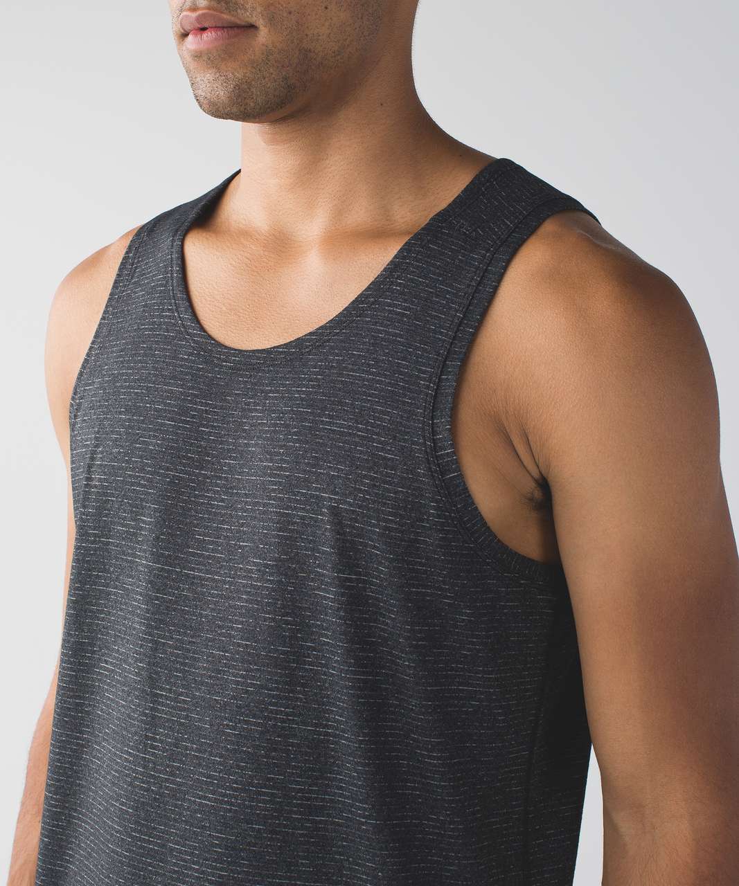 Lululemon Open Up Tank - Heathered Black