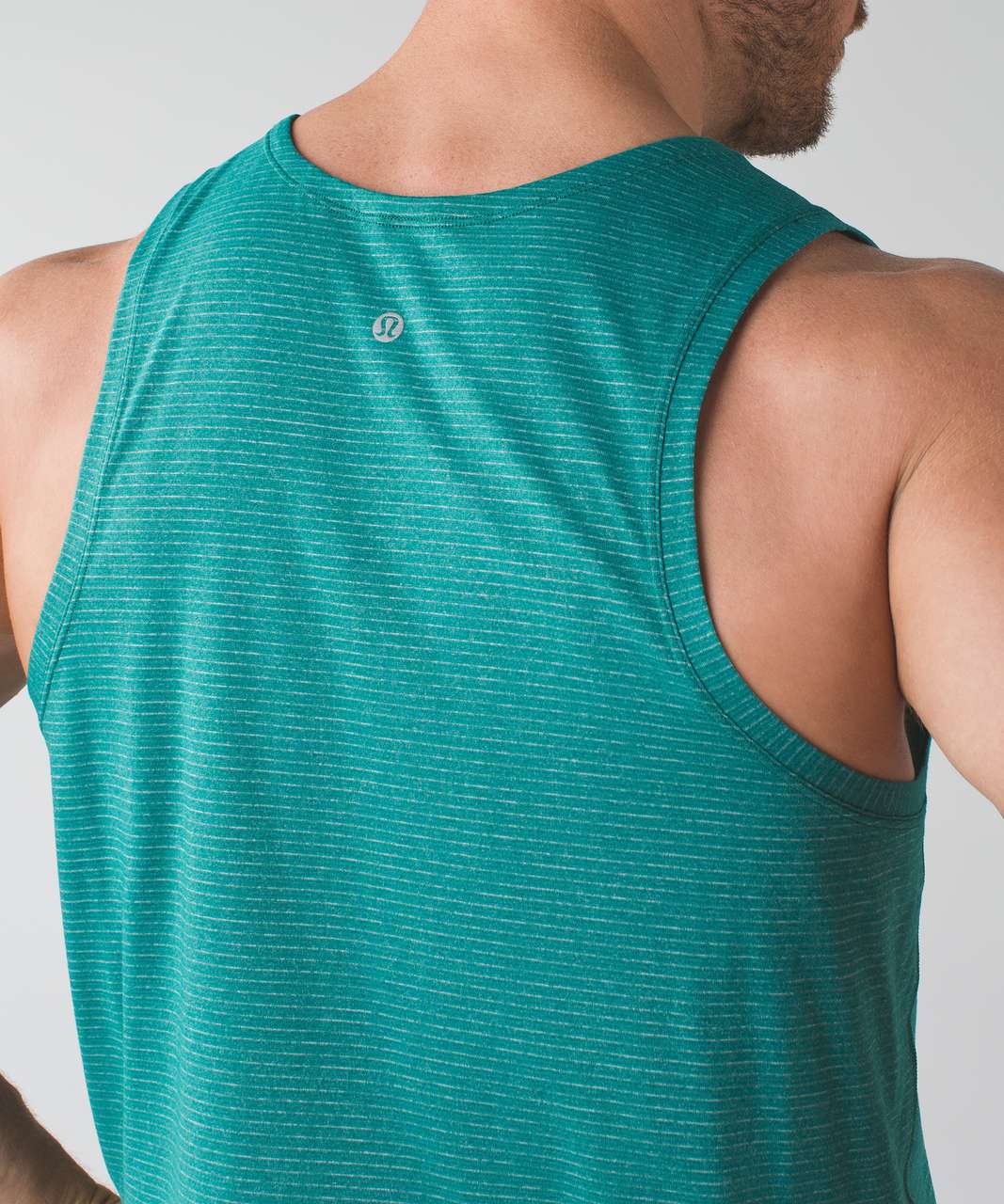 Lululemon Open Up Tank - Heathered Hunter Green