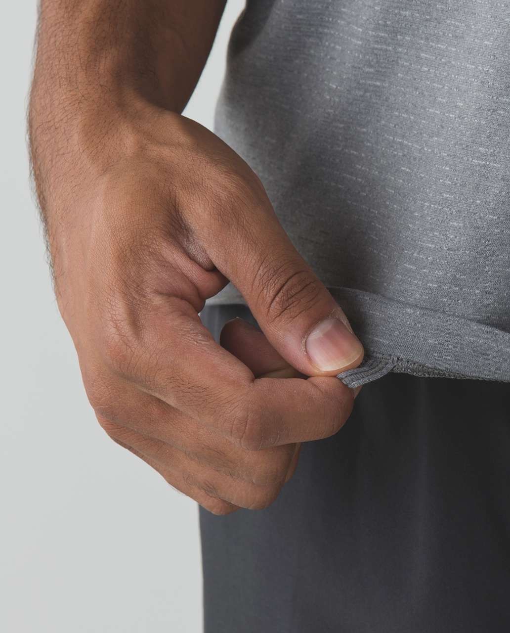 Lululemon Open Up Short Sleeve - Heathered Slate