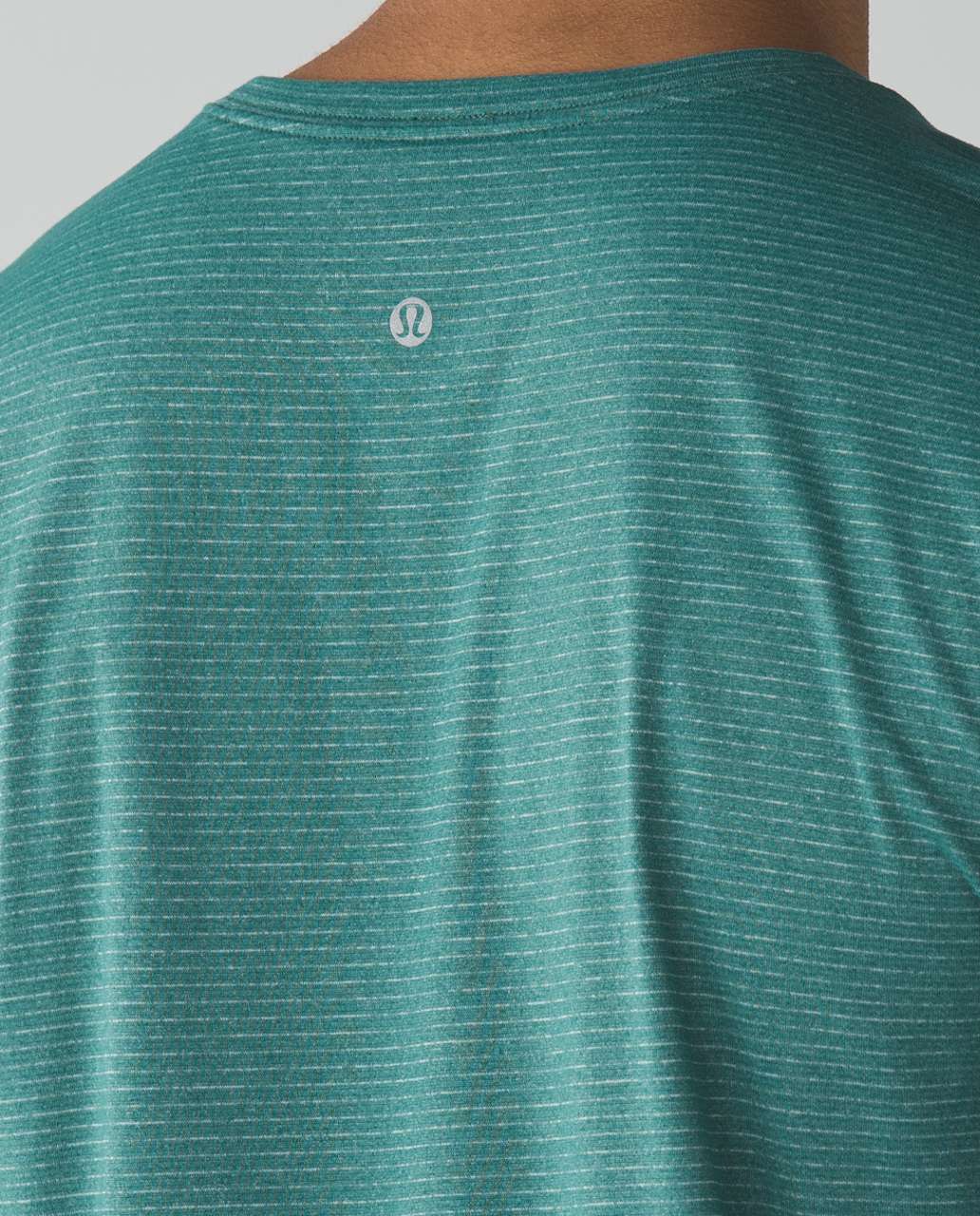 Lululemon Open Up Short Sleeve - Heathered Hunter Green