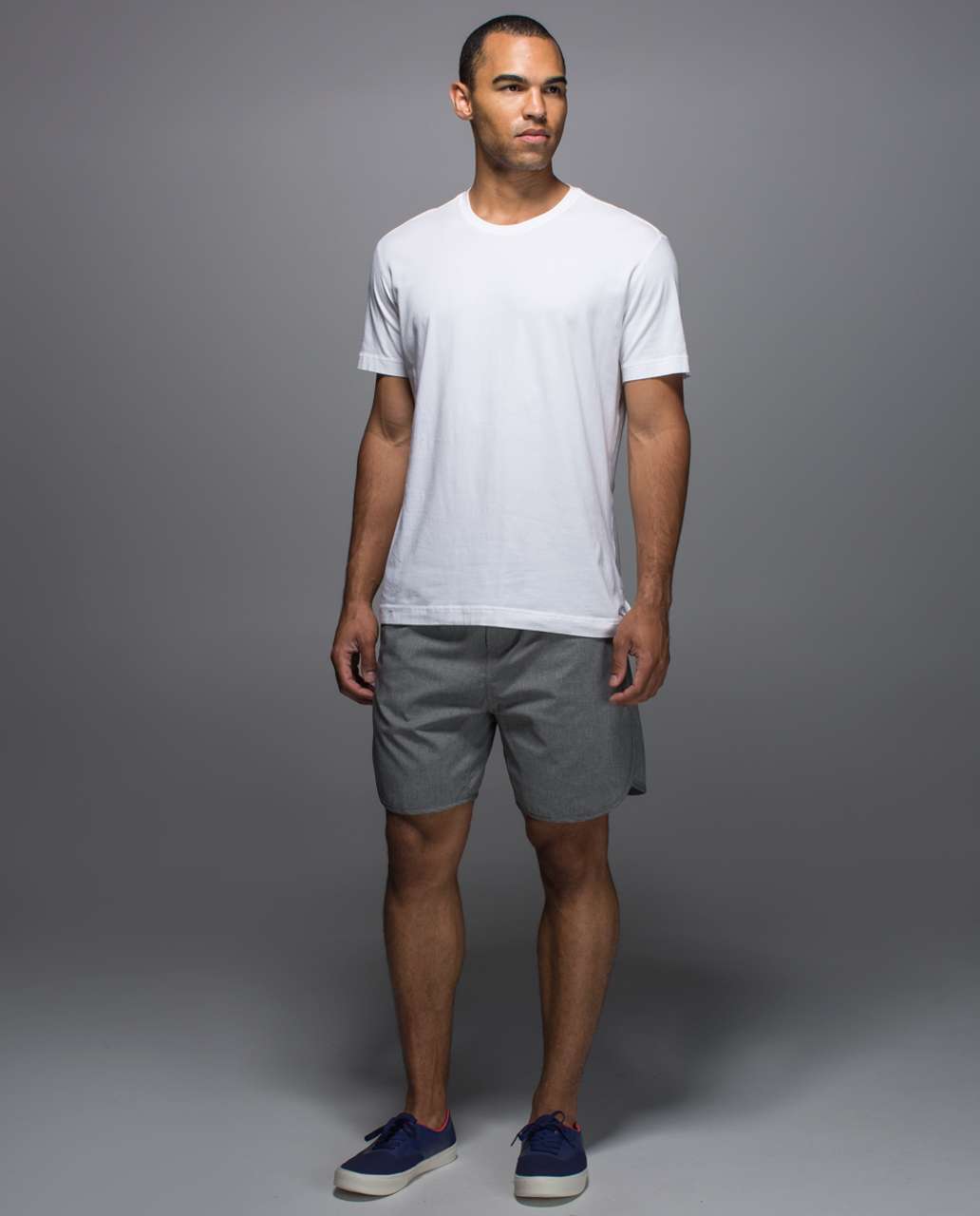 Lululemon Sundown Short *Mesh - Heathered Slate - lulu fanatics