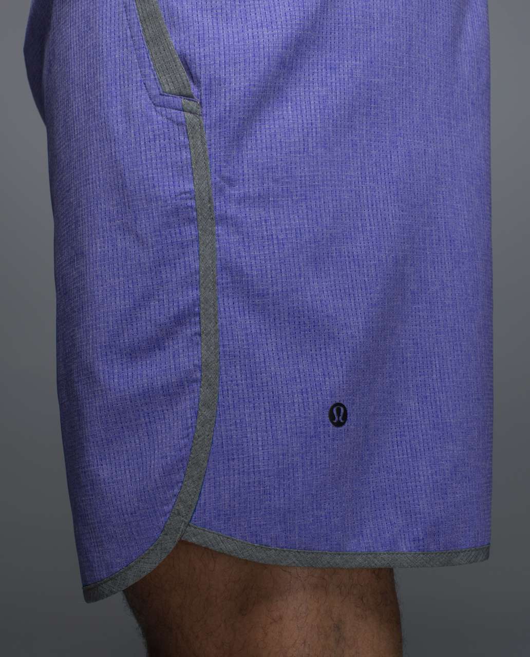 Lululemon Sundown Short *Mesh - Heathered Harbor Blue / Heathered Slate