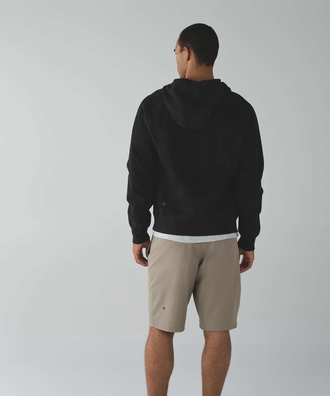 Lululemon Best Coast Hoodie - Burlap Texture Deep Coal Black / Black / Black