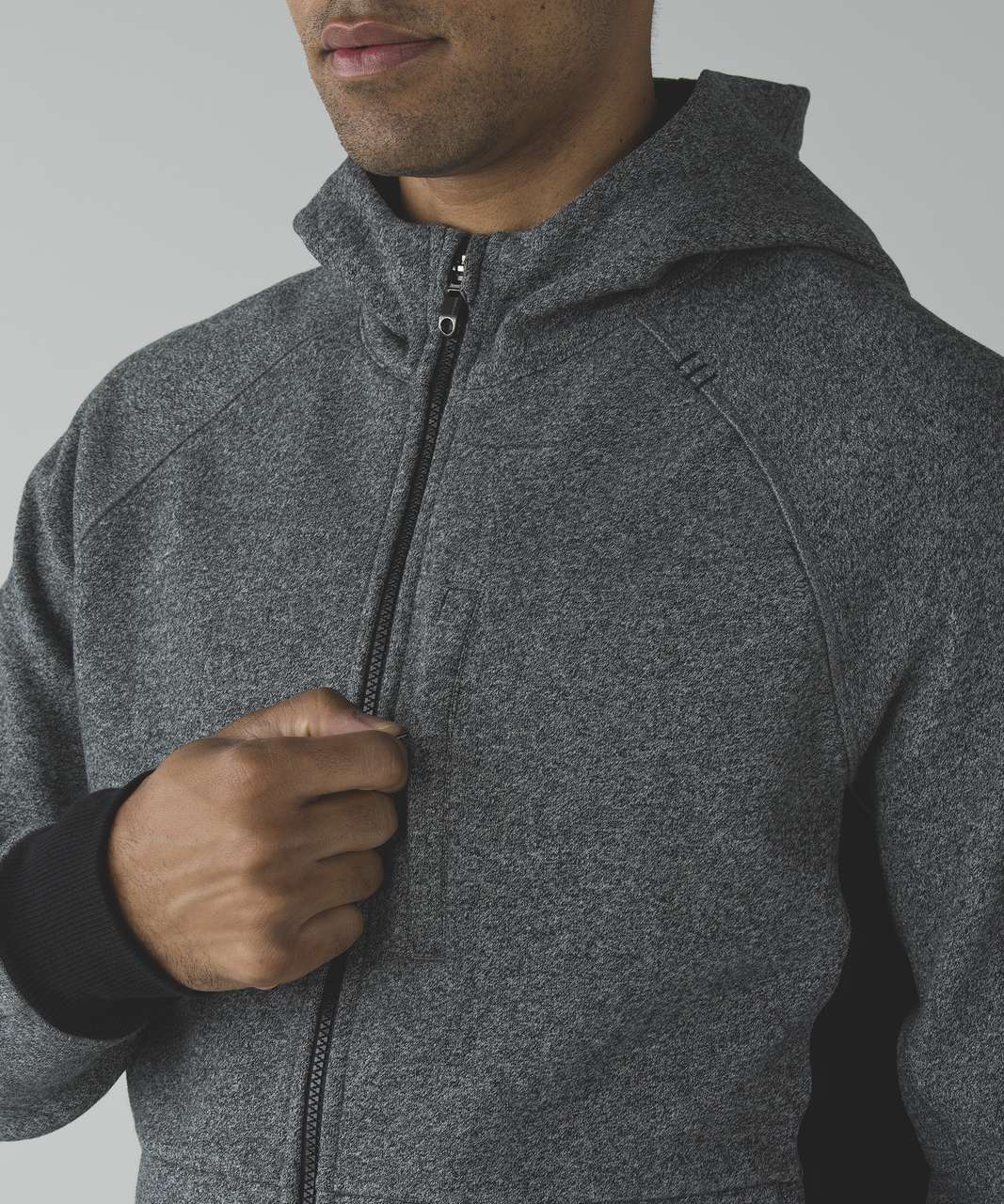 Lululemon Best Coast Hoodie - Heathered Speckled Black / Black