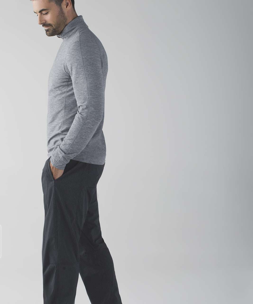 Lululemon Seawall Track Pant 2.0 - Heathered Black / Black