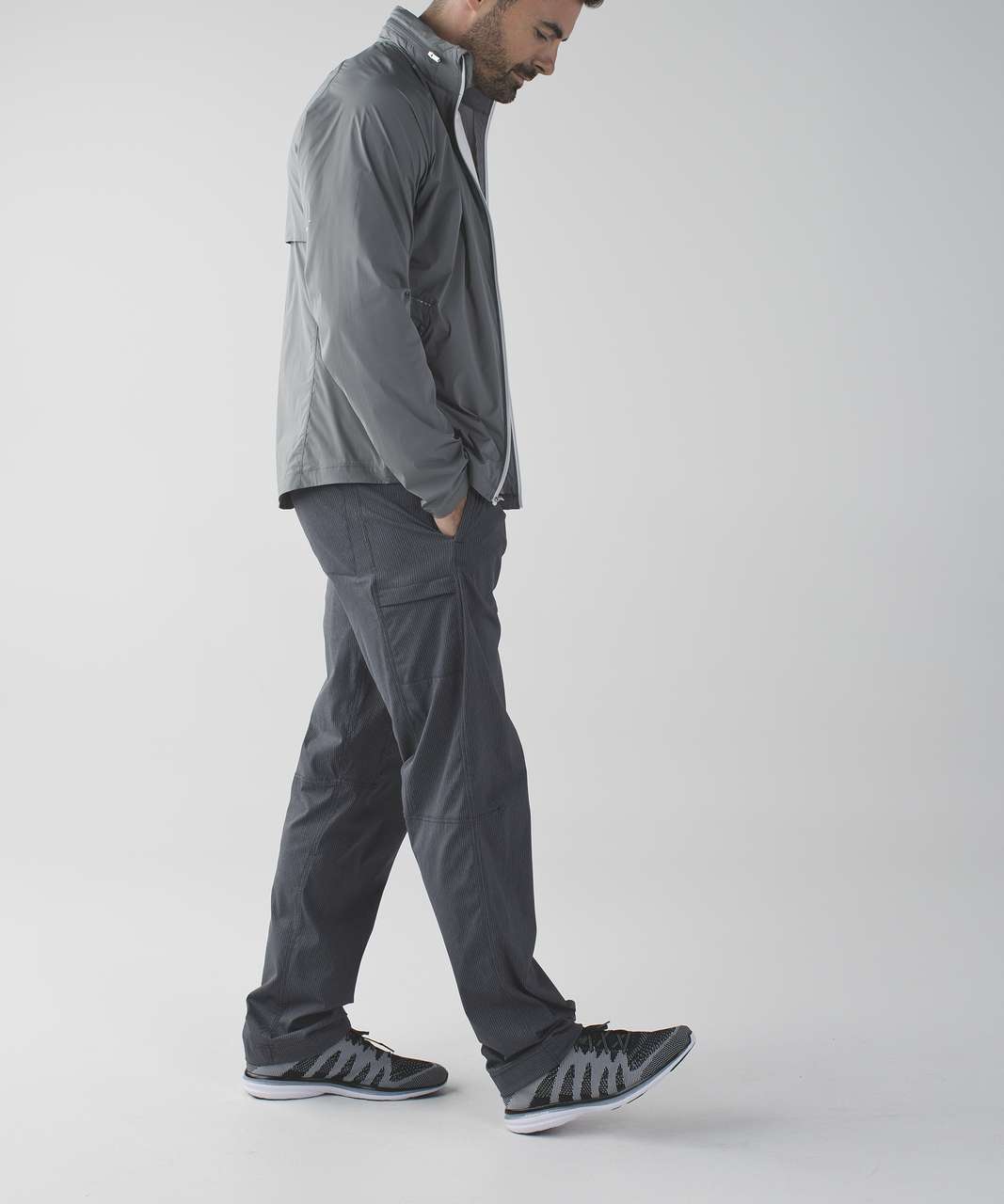 Lululemon Seawall Track Pant 2.0 - Heathered Deep Coal / Deep Coal - lulu  fanatics