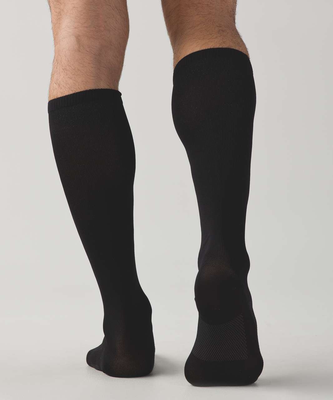 Lululemon Tight Stuff Sock Silver - Black / Dark Slate