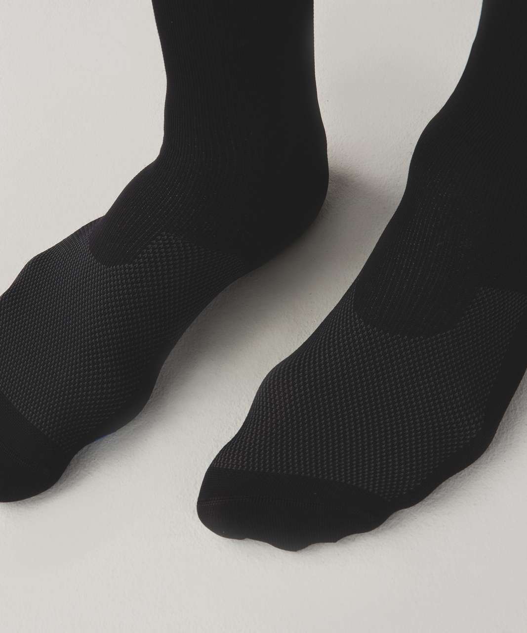 Lululemon Tight Stuff Sock Silver - Black / Dark Slate