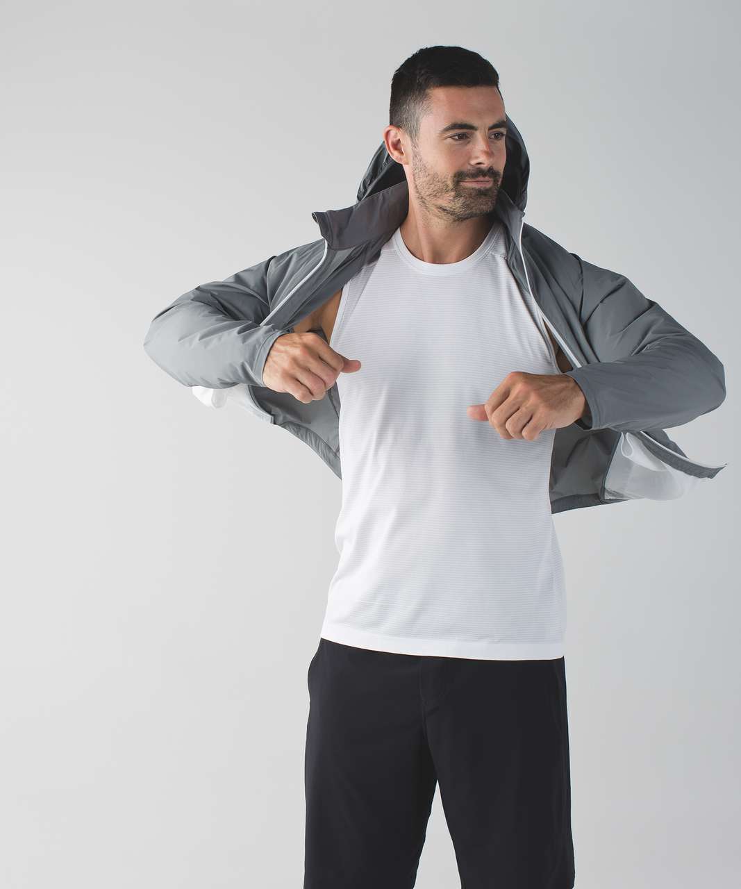 Lululemon Surge Jacket - Slate / Nimbus - lulu fanatics